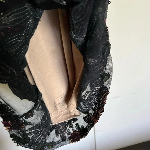 Lovely Day Floral Sequin Halter Dress Size Large Fairycore - Picture 4 of 9